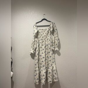 Nothing Fits But blue floral dress